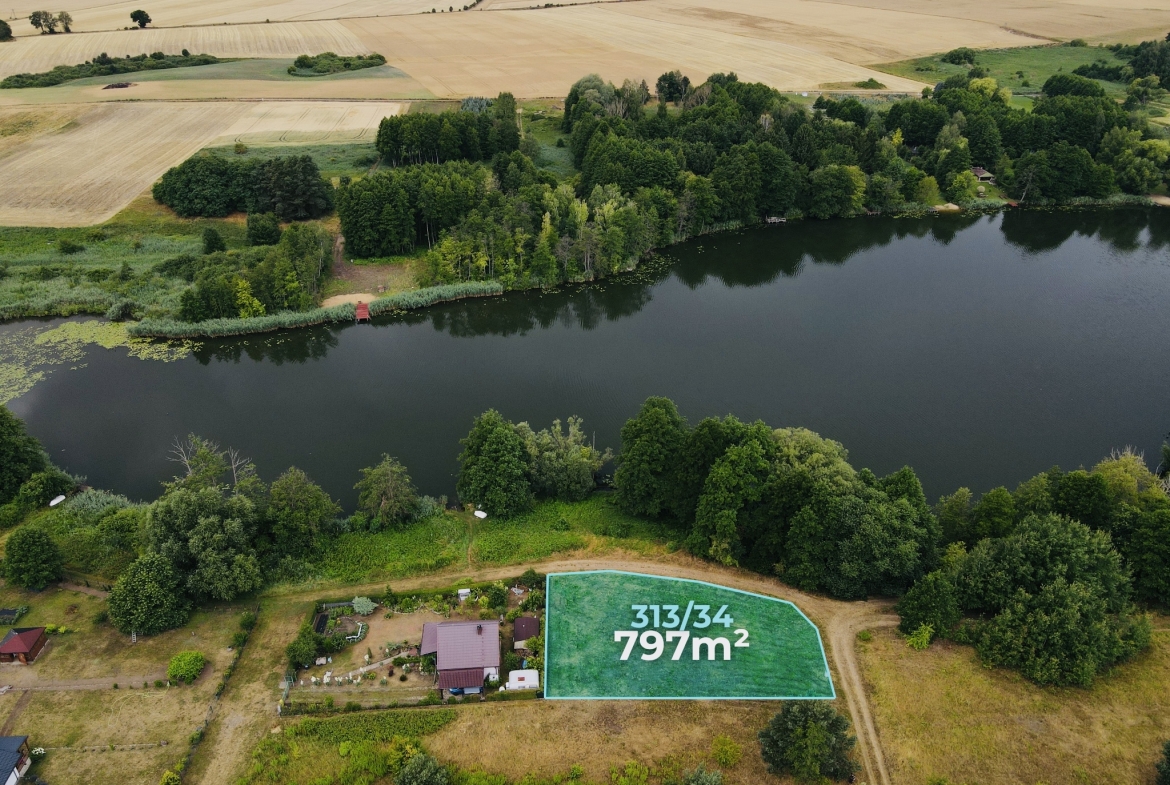 Działka nad jeziorem Wysoka – wyjątkowa nieruchomość w gminie Międzyrzecz